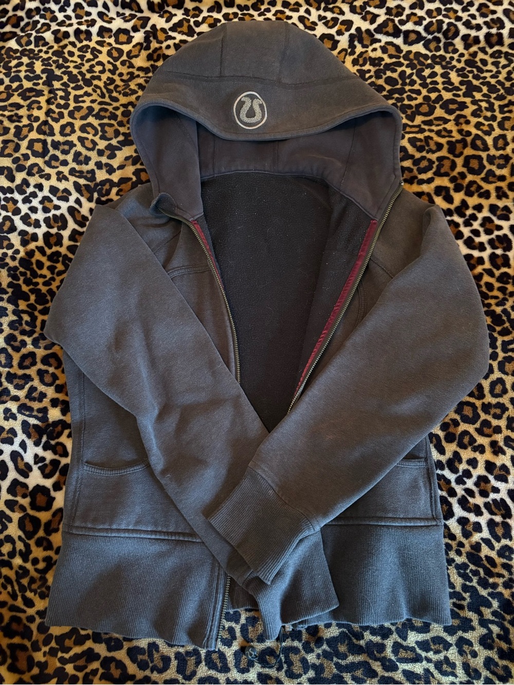 Brown Lulu lemon Zip Hoodie